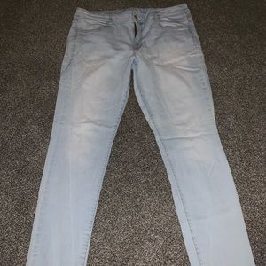 American Eagle Light Wash Super Stretch Jegging